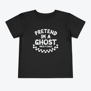 Pretend I'm A Ghost Halloween Toddler Tee