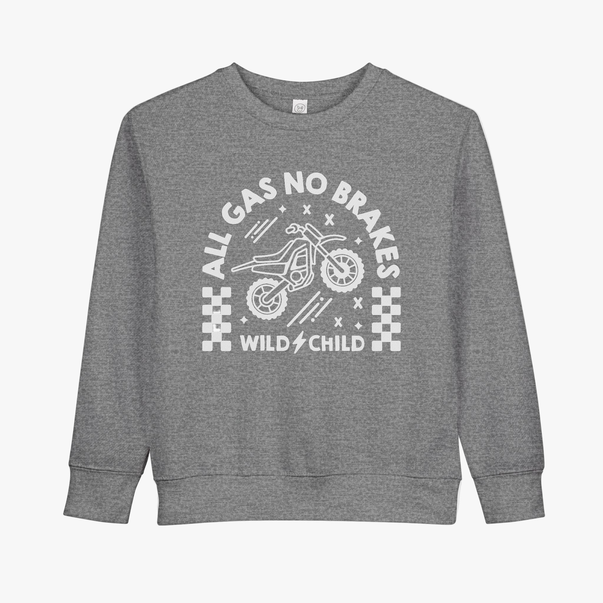 Toddler All Gas No Brakes Crewneck