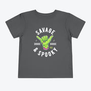 Savage and Spooky Halloween Toddler Tee