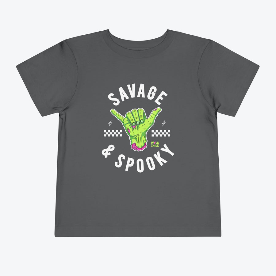 Savage and Spooky Halloween Toddler Tee