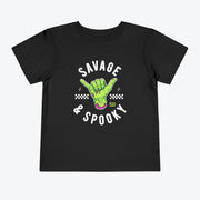 Savage and Spooky Halloween Toddler Tee