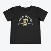 Bad to the Bone Halloween Toddler Tee