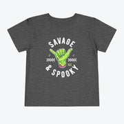 Savage and Spooky Halloween Toddler Tee