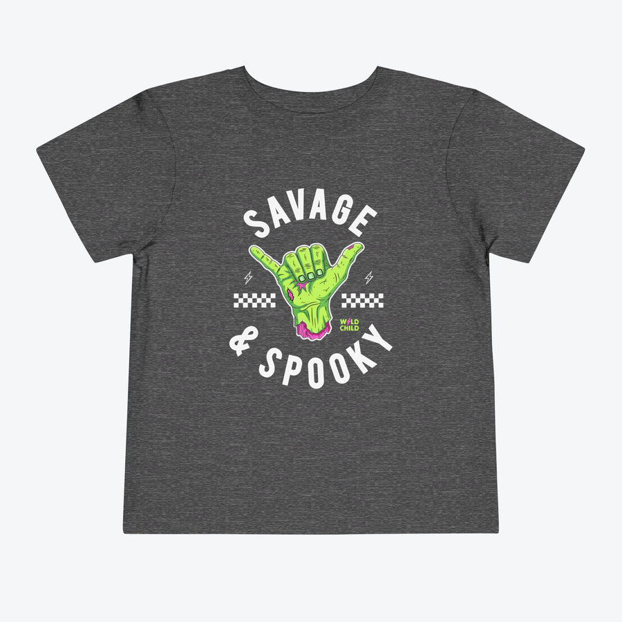 Savage and Spooky Halloween Toddler Tee