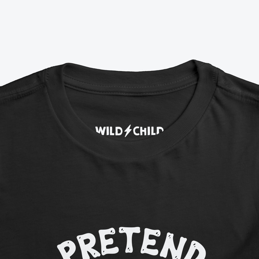 Pretend I'm A Ghost Halloween Toddler Tee
