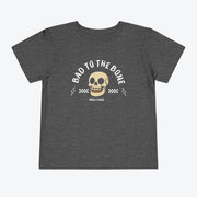 Bad to the Bone Halloween Toddler Tee