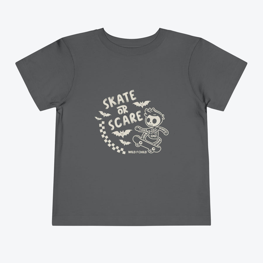 Skate or Scare Halloween Toddler Tee