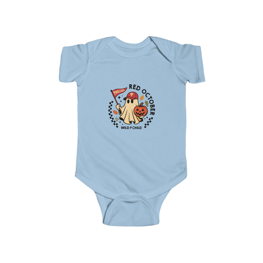 Infant Phils Red October Bodysuit Onesie