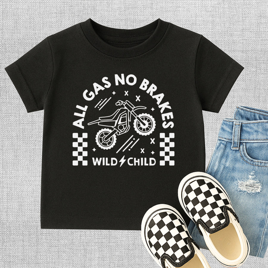 All Gas No Brakes Toddler Tee