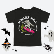 Monster Wave Halloween Toddler Tee