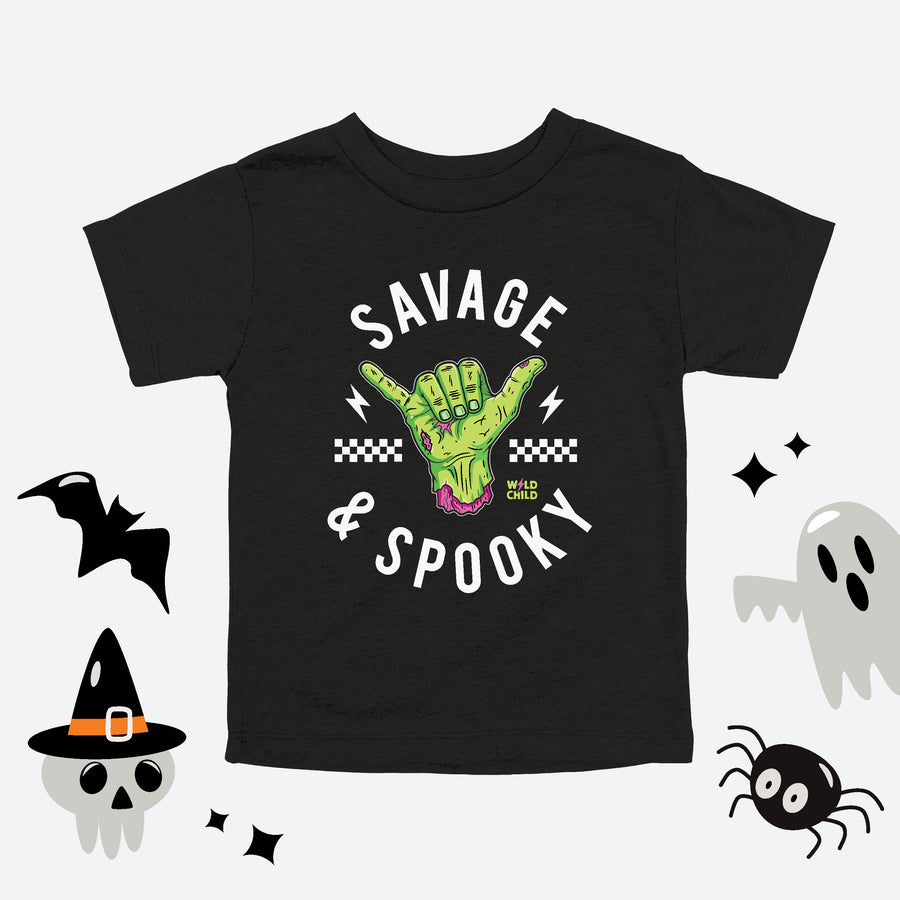 Savage and Spooky Halloween Toddler Tee