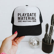 Toddler Playdate Material Snapback Hat