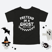 Pretend I'm A Ghost Halloween Toddler Tee