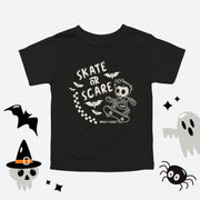 Skate or Scare Halloween Toddler Tee