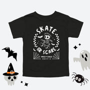 Skate or Scare Halloween Toddler Tee