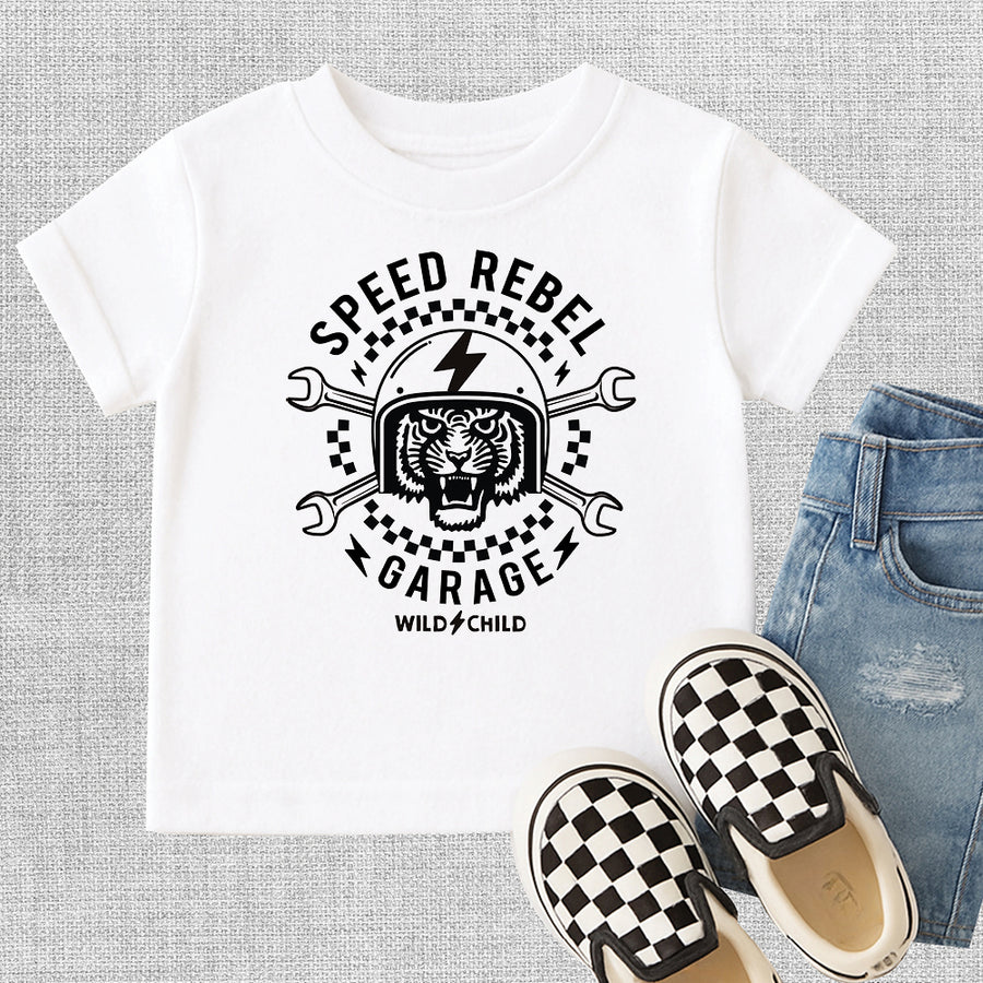 Speed Rebel Garage Toddler Tee